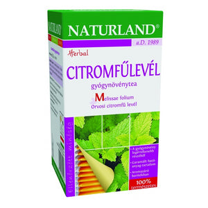Naturland citromfűlevél tea 25x1g /Naturland Citrongräsbladste 25x1,0 g