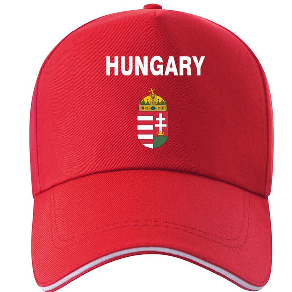 HUNGARY cap diy free custom made name number hun hat nation flag hu hungarian country college print photo logos baseball cap