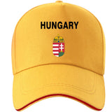HUNGARY cap diy free custom made name number hun hat nation flag hu hungarian country college print photo logos baseball cap
