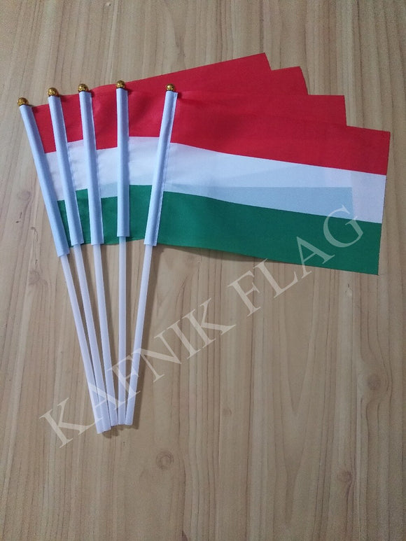 KAFNIK,5pcs Hungary flag 14*21CM Hungary Flag,free shipping