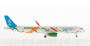A321 Wizz Air plane model toy 1/400 Hungary Wizz Air BUDAPEST 321 Passenger Plane airline aircraft airliner model Toy