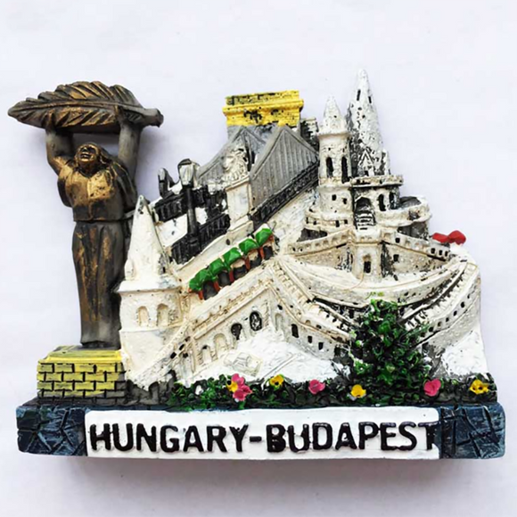 Hungary Austria Poland Czech 1 Pcs 3D New  Prague Vienna Budapest   Famous Building Fridge Magnet Craft Tourist Souvenir