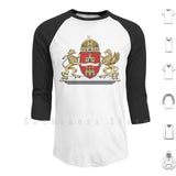 Budapest Coat Of Arms , Hungary Hoodies Long Sleeve Budapest Buda Pest Magyar Danube River Central