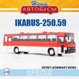 1:43 Scale IKARUS-250.59 Alloy Bus Metal Diecast Toy Vehicles Simulation High Quality Car Truck Bus Model Toys for Kids Children