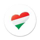 58mm Hungary Hungarians Flag Brooch Pin Cosplay Badge Accessories For Clothes Backpack Decoration Gift