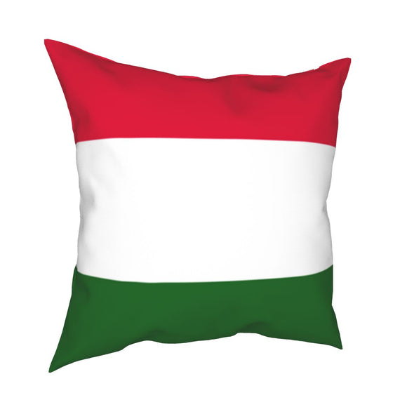 Hungary Flag Pillow Case Home Decor Cushions Throw Pillow for Living Room Polyester Double-sided Printing Gift Idea