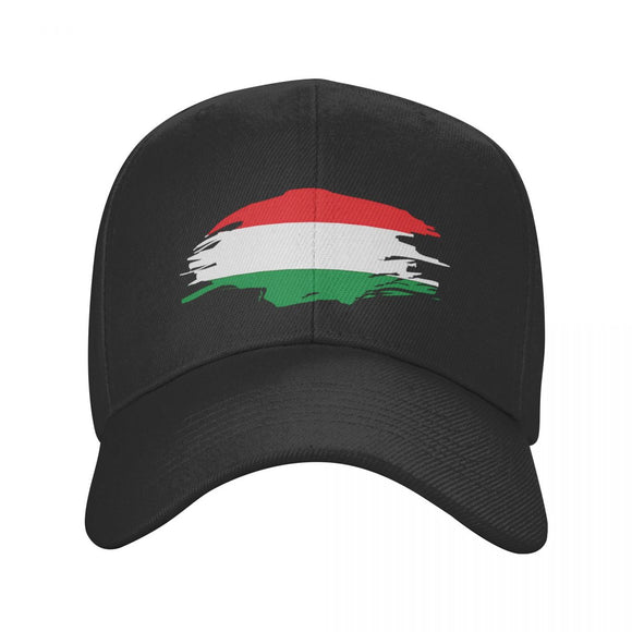 Hungary Flag T mens and womens cool free adjustment Baseball Cap