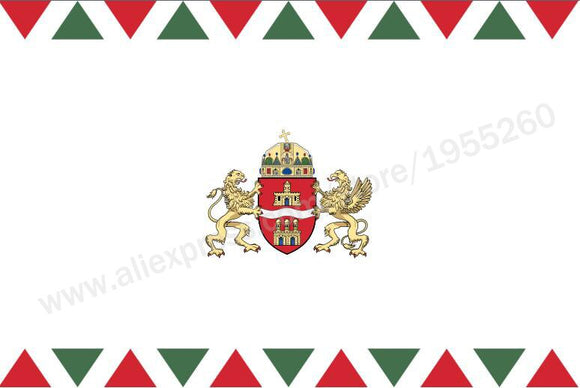 Flag of Budapest (2011-) 3 x 5 FT 90 x 150 cm hungary Flags Banners