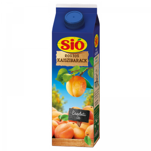 Sió, rostos kajszibarack, 1l /Sió fruktdryck 1 l fibrös aprikos 20%